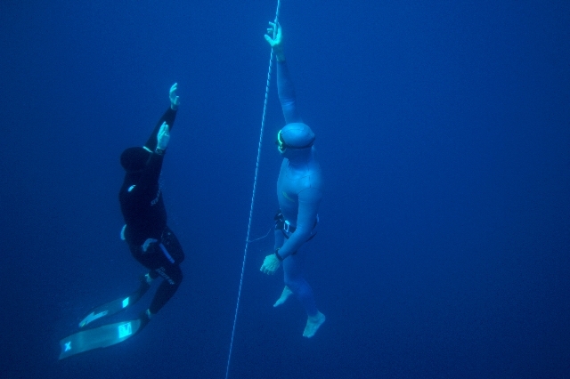 Free dive training